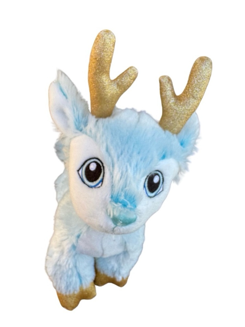 Build A Bear Merry Mission Arctic Blue Reindeer Buddy 10” Plush 💜 BOGO